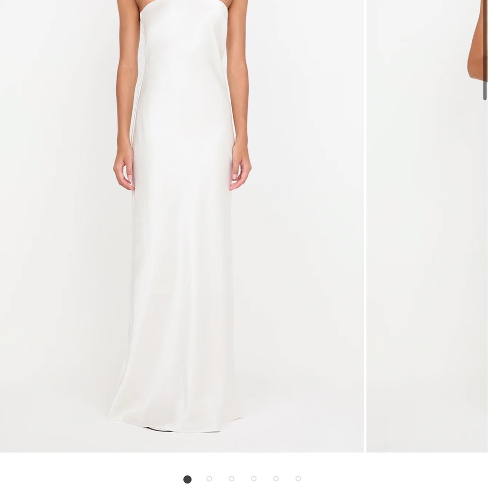 BEC+BRIDGE White strapless dress